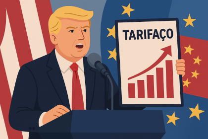 o tarifaço de Donald Trump o tarifaço de Donald Trump